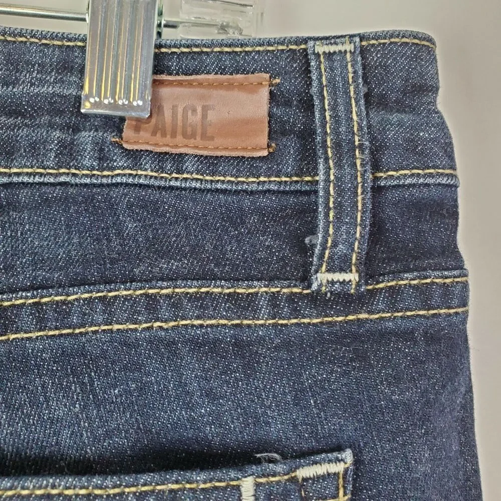 Paige Jimmy Jimmy Skinny‎ Crop Jeans Dark Wash Womens Size 27